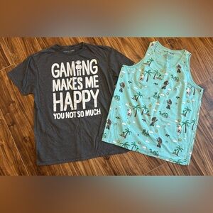 Men’s Fifth Sun Tank + Gaming Tee